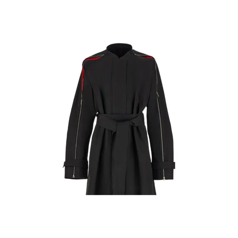 Ferragamo High Neck Belted Waist Coat-3