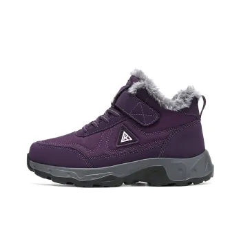 Recreation Slip Resistant Breathable And Warm Mid Top Casual Shoes Women's Purple