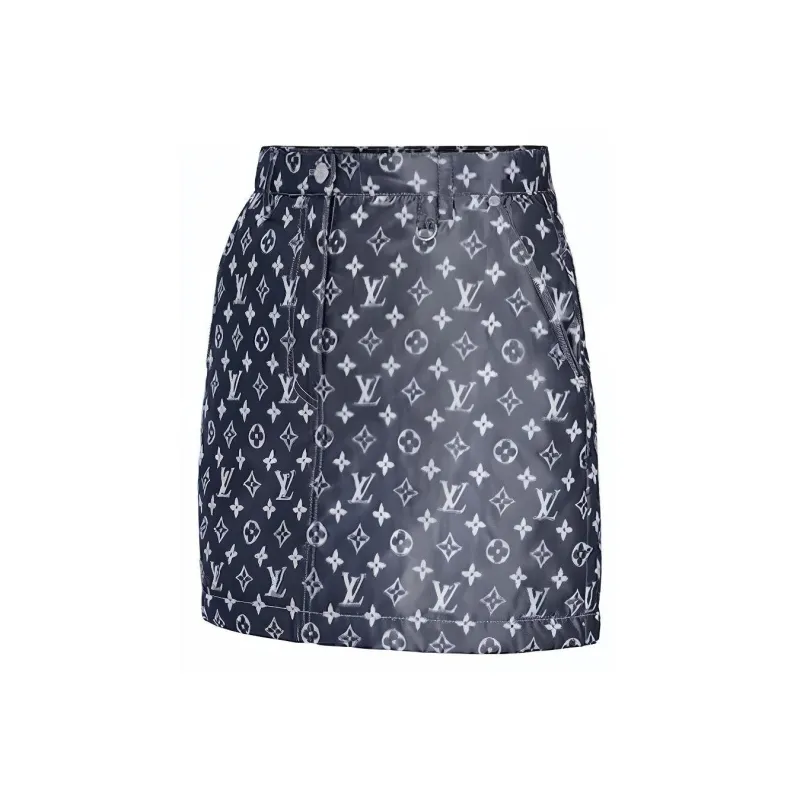 LOUIS VUITTON New Quarterly Products Of LV Casual Short Skirts Women's Black-2