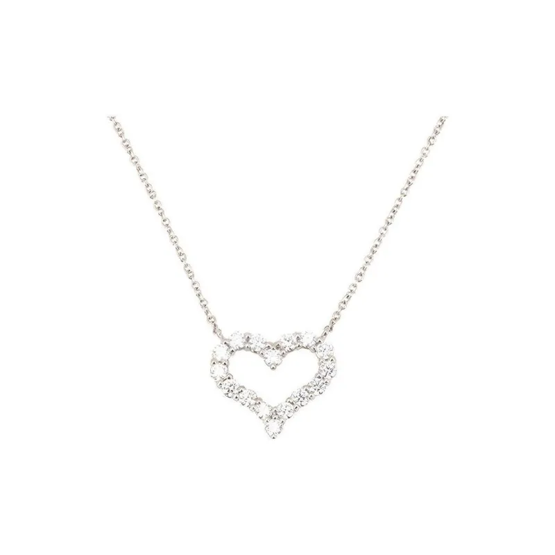 TIFFANY & CO. Platinum Necklaces Women's Silver-0