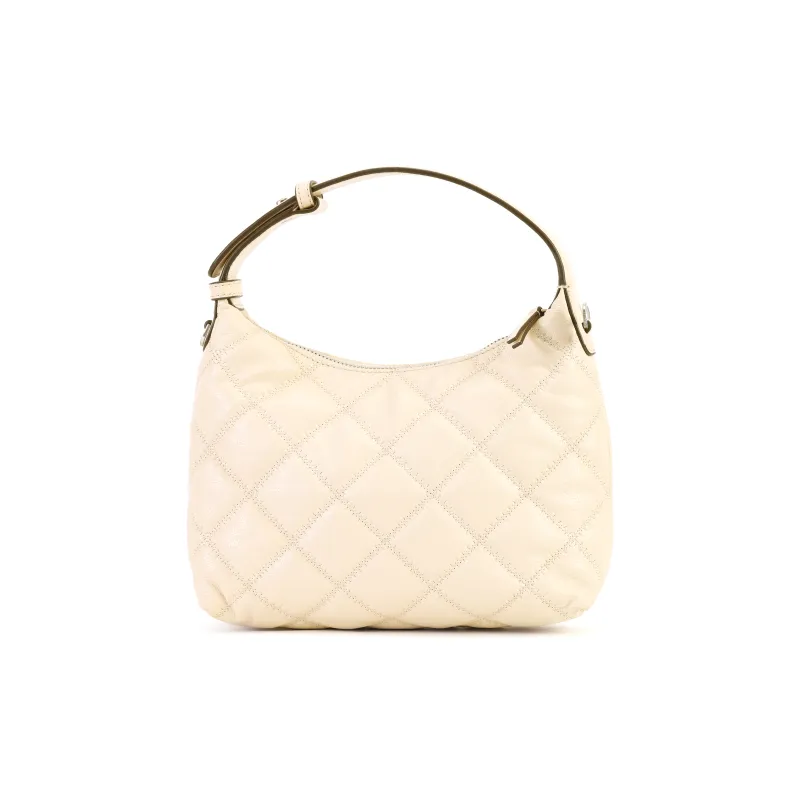 TORY BURCH Leather Shoulder Bag, Portable Crossbody Bag Mini Women's White-2