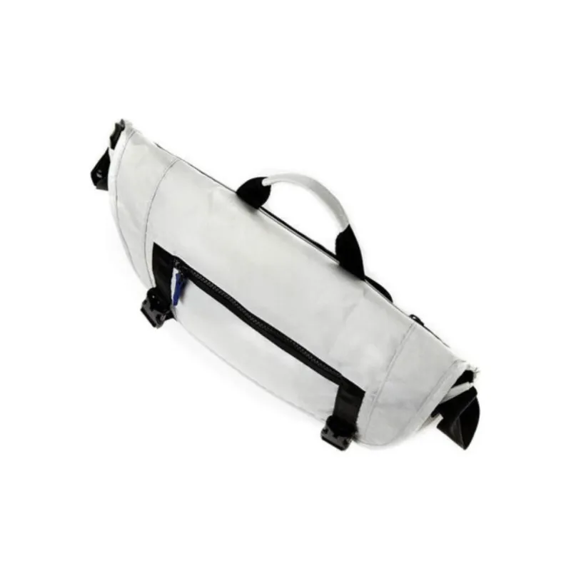 SAMSONITE Nylon Messenger Bag, Shoulder Bag, Crossbody Bag, Handbag Unisex Silver-5