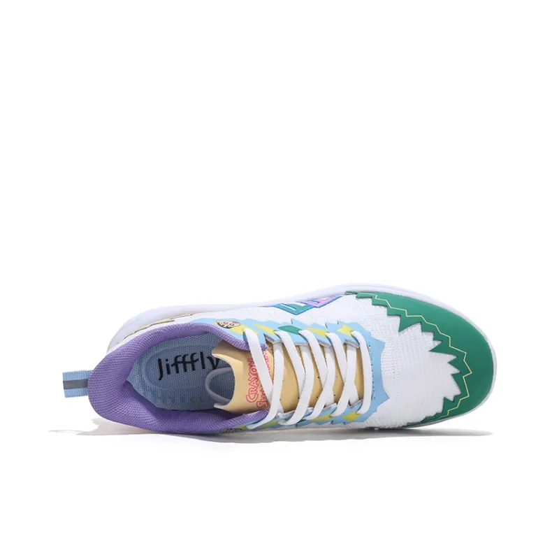 Crayon Shinchan x Jifffly Rebound Lightweight Breathable Low-Top Running Shoes Unisex-13