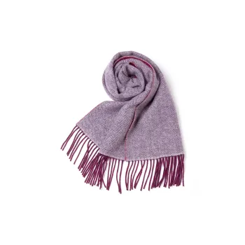 Red Bean 100% Wool Knit Scarves Men's