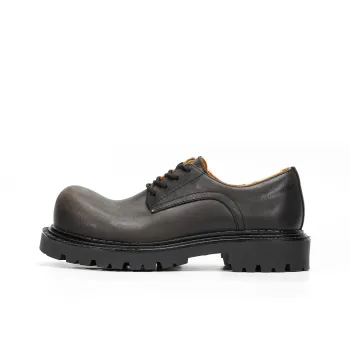 CROOKED CARD Anti Slip And Wear Resistant Height Increasing Low Top Casual Shoes Unisex Umber