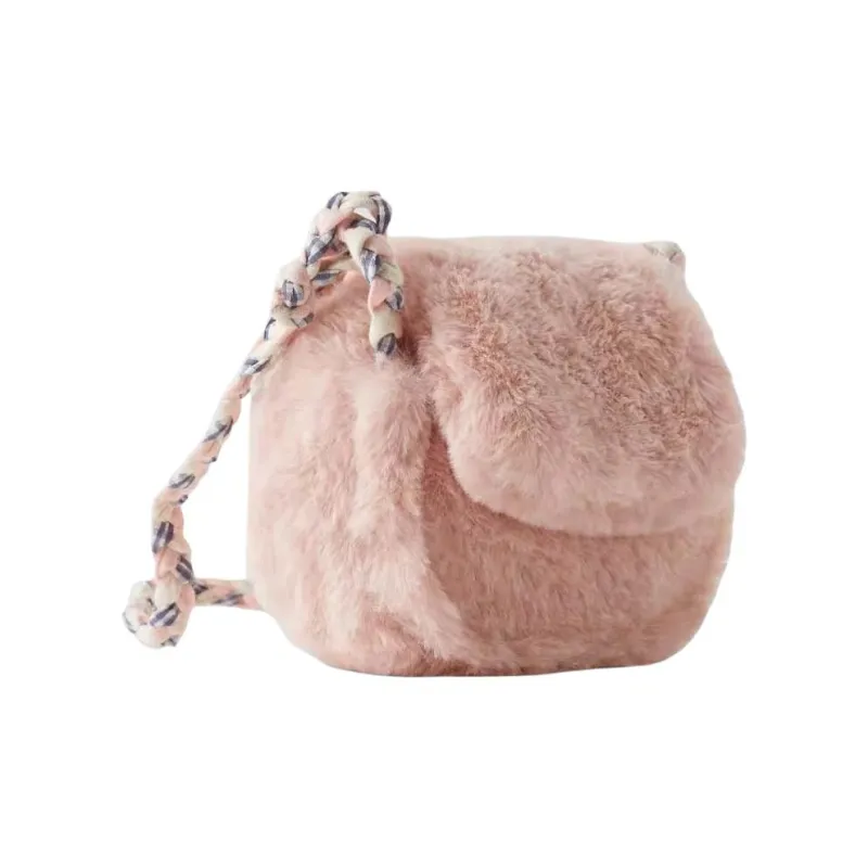 ZARA Polyester Crossbody Bag Shoulder Bag Women's Pink-1