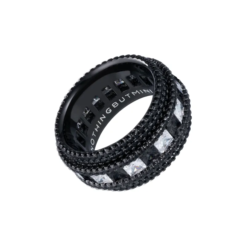 NothingButMini Zircon Copper Rings Unisex-8