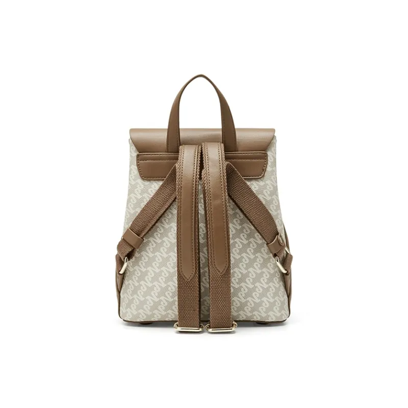 JOSINY PVC Backpack Regular Women's Ecru-3