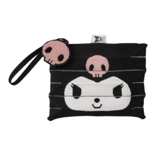 JOSEPH&STACEY Recycled Polyester Clutch Small Size Women's Black