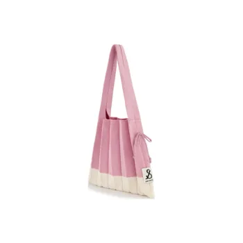 JOSEPH&STACEY Polyester Shoulder Bag Small Size Women's Pink & White