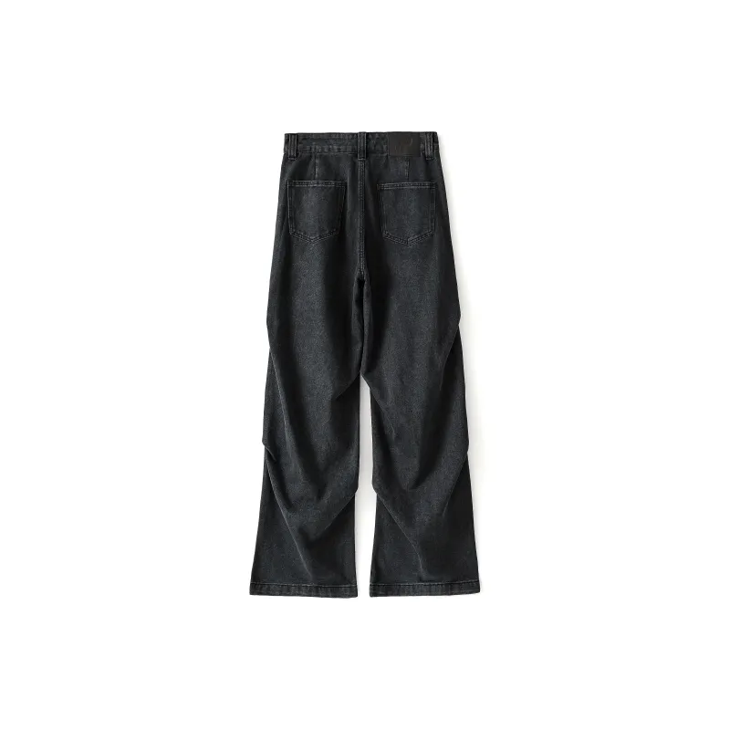 NAICHA STUDIO Jeans Unisex Black Gray-1