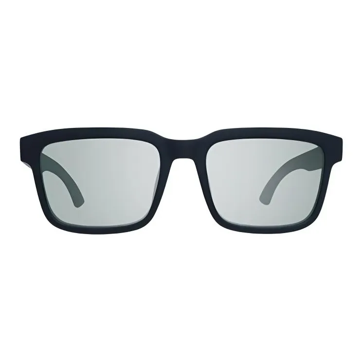 SPY Plastic Rectangular Sunglasses Unisex Black-1