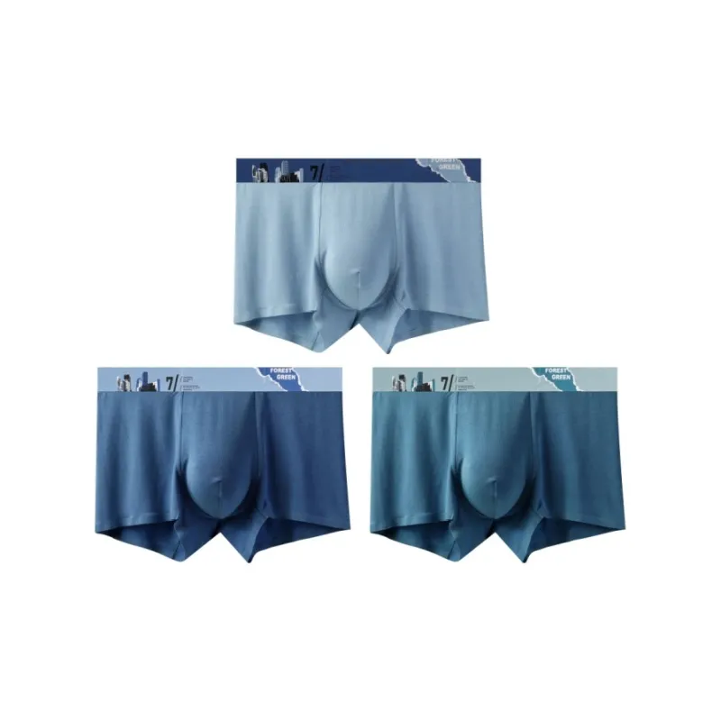 Qiao Ni Tong Underpants Men's 3 Pack-4