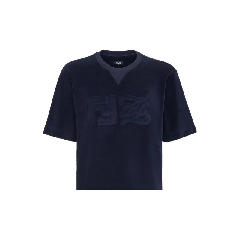 FENDI T Shirts Men Blue-4