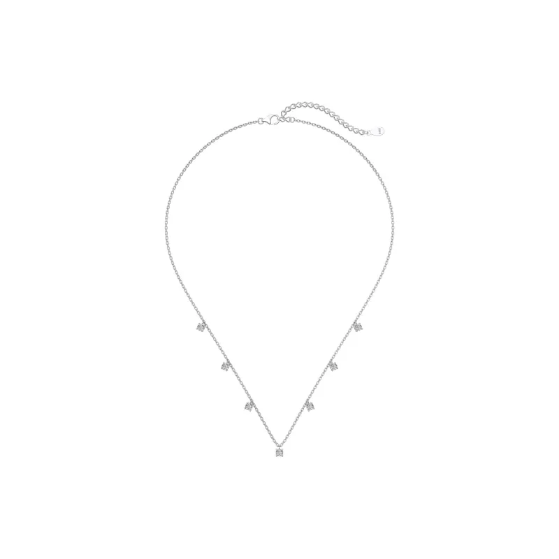 KAILEIFU S925 Silver Necklaces Women's Silver-1