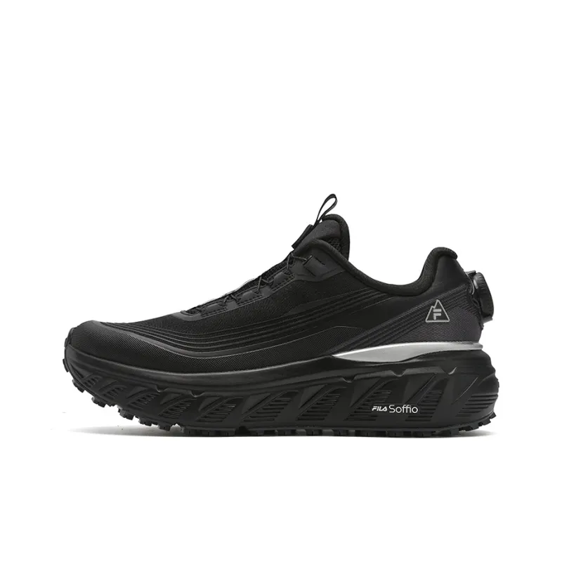 FILA BOA EXPLORER Wear resistant And Lightweight Low Top Running Shoes Women's Black-0