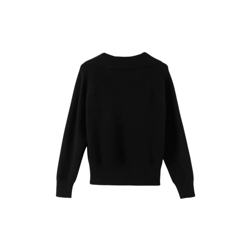 Late White Knitwear Women's Black-2