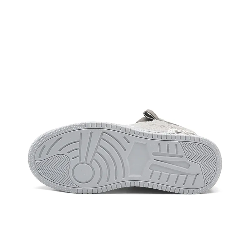 Seattle Palm Warm Anti Slip And Wear Resistant High Top Skateboard Shoes Unisex-9