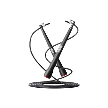 PEAK Aerobic Fat Reduction Non Countable Jump Ropes Fitness Crowd Twine Material PVC+Steel Wire 3m Black