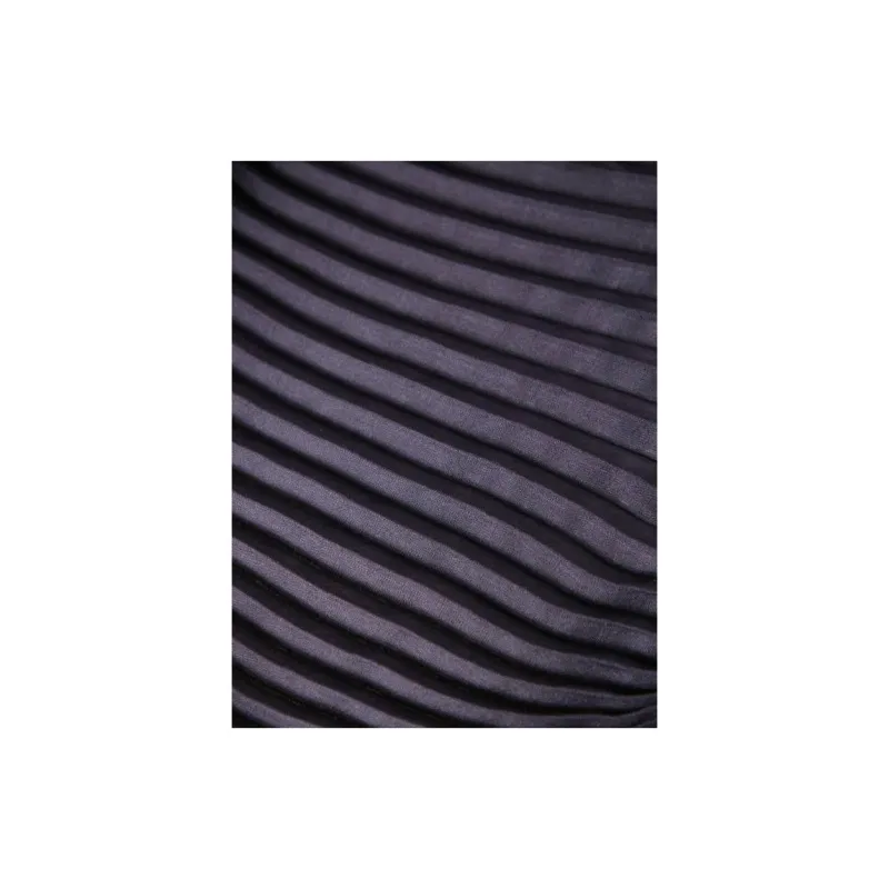 ISSEY MIYAKE Wool Silk Polyester Shawls Women's Dark Blue-1