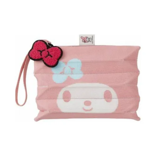 JOSEPH&STACEY Recycled Polyester Clutch Small Size Women's Pink