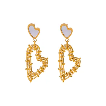 Sanpowa Stainless Steel Earrings Women's
