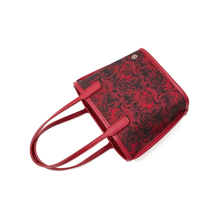 Vigno Synthetic Leather Woolen Handbag Combo Bag Regular Women's Red-30