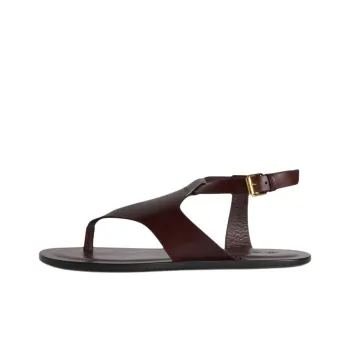 Loro Piana Trani One Strap Sandals Women's Dark Purple