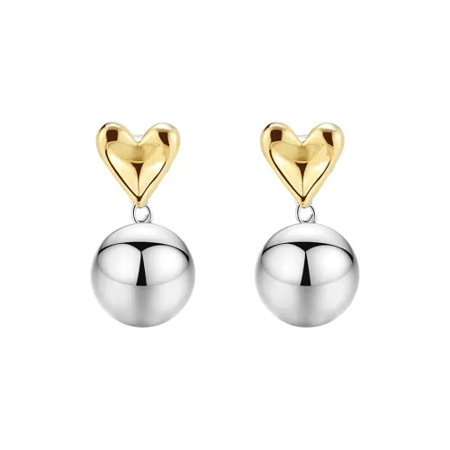 EAR PARTNER Copper, Pearl Earrings Women's