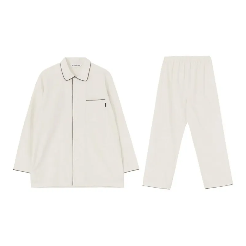 Yohji Yamamoto Pajama Set Unisex Ivory-0