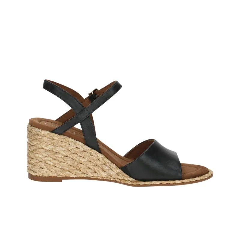 CAPRICE Breanna Strap Sandals 7.5cm Women's Black-1