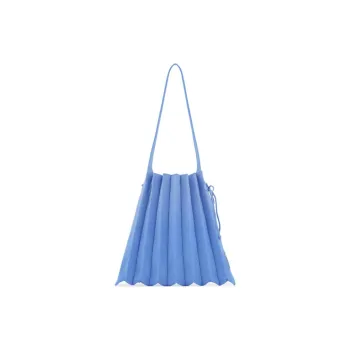 JOSEPH&STACEY Biodegradable Polyester Shoulder Bag Medium Size Women's Sky Blue