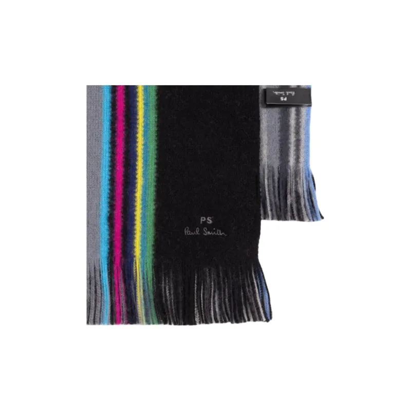 Paul Smith Sports Stripe Reversible Scarf-1
