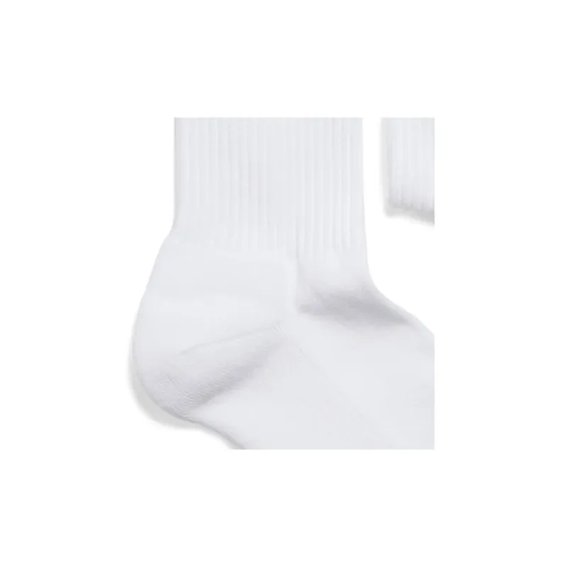 Balenciaga SS23 Knee-High Socks Regular Fit Men's White-3