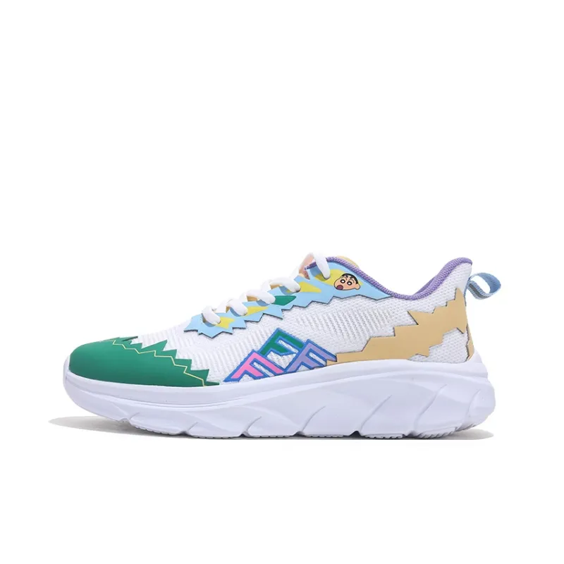 Crayon Shinchan x Jifffly Rebound Lightweight Breathable Low-Top Running Shoes Unisex-11