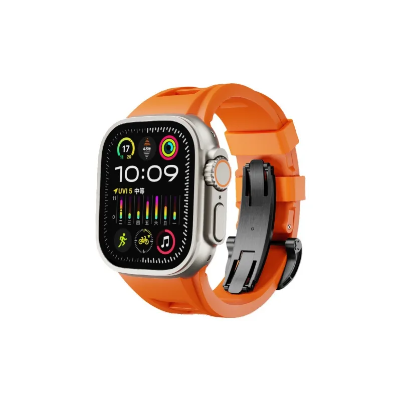 MSSM Watch Band Apple Compatibility Silicone Material-5