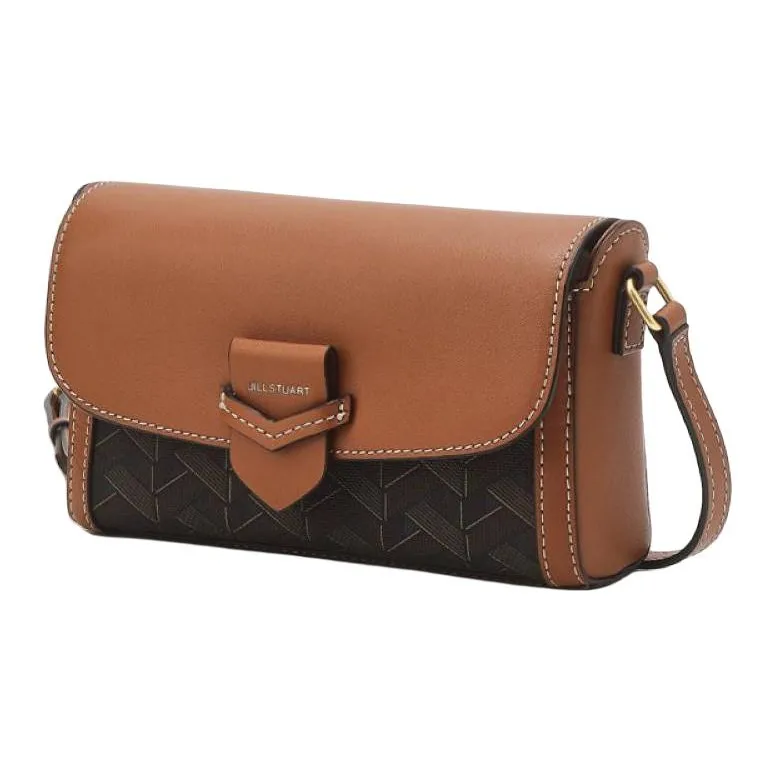 JILL STUART Natural Leather Shoulder Bag Mini Women's Brown-1
