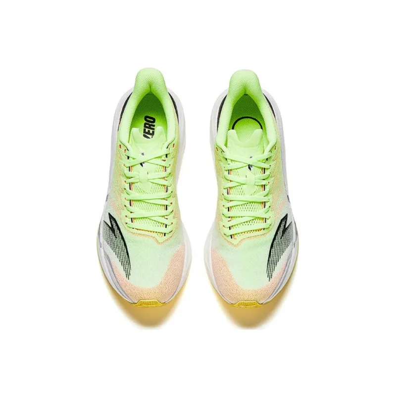 Anta Wear-Resistant Cushioning Rebound Low-Top Nitrogen Technology Casual Running Shoes Men's White Green Black-2