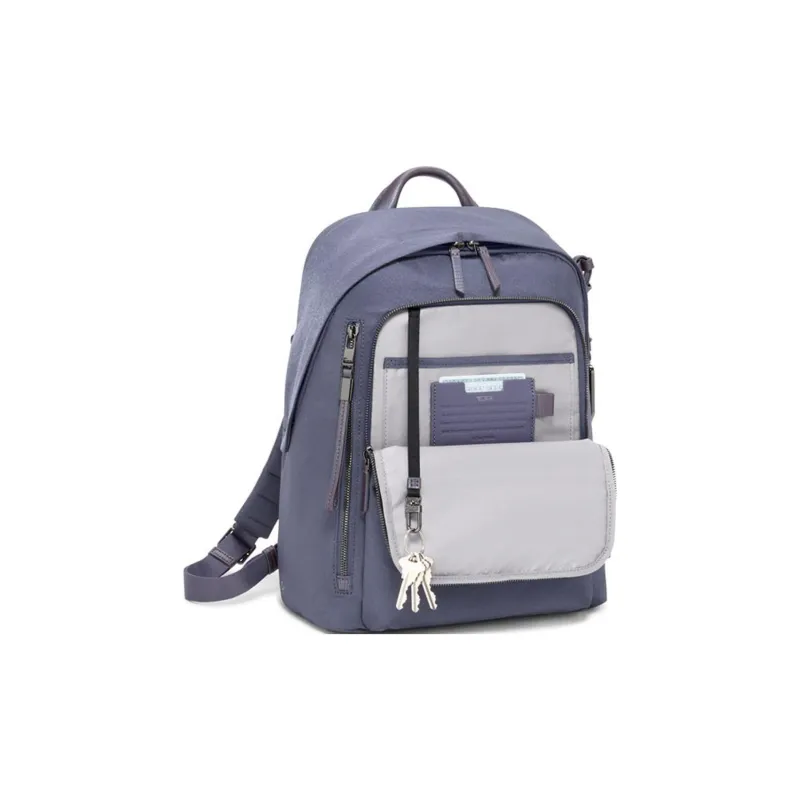 TUMI Nylon Backpack Unisex Gray Blue-1