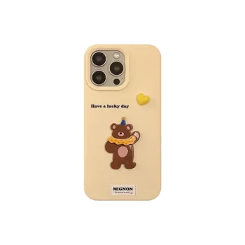 Cuttlefish Grid TPU Material INS 3D Effect Heart Animal Cartoon Phone Case Compatible With Apple 16/15/14/13/12/11
