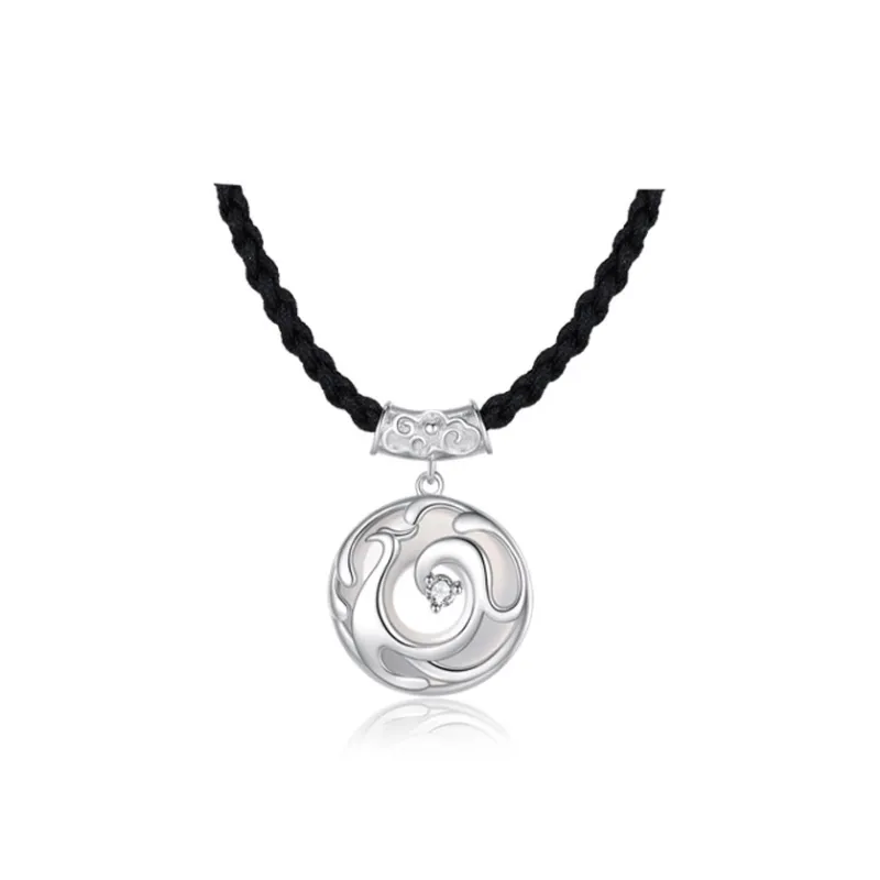 Chongqing Gold Store Chalcedony Jade Necklaces Unisex-3