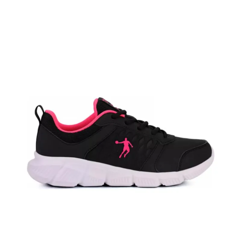 QIAODAN Cushioning Wear Resistant Low Top Running Shoes Women's Black Pink-1