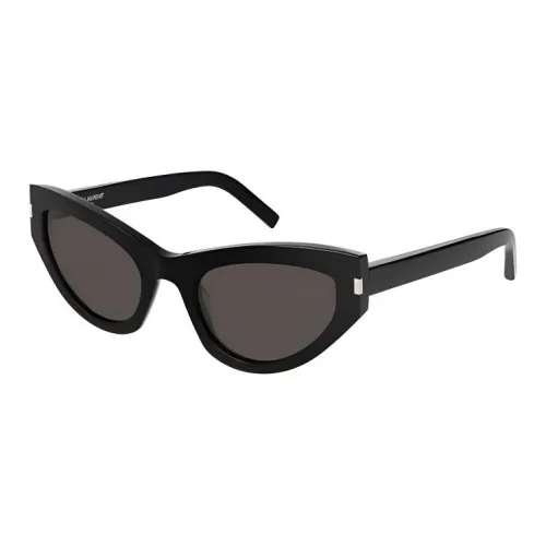 SAINT LAURENT Acetate Cat Eye Sunglasses Women's Black
