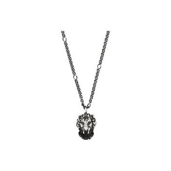GUCCI Metal, Crystal Necklaces Unisex