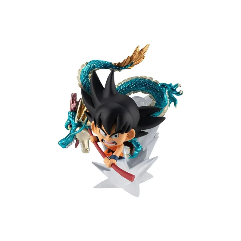 BANDAI Dragonball Toy Food Small Doll 5 Goku Gohan Shenron Vegeta Broly Set Assembled Models-1