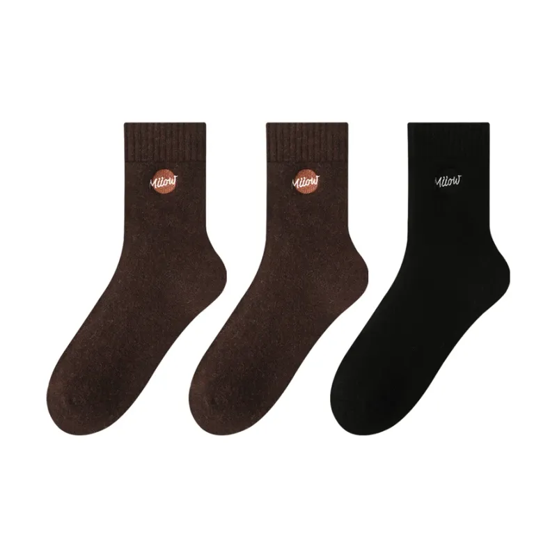 MIIOW Mid Calf Socks Unisex 3 Pack-7