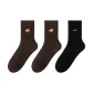 3 Pack[Dark Brown 2+Black]