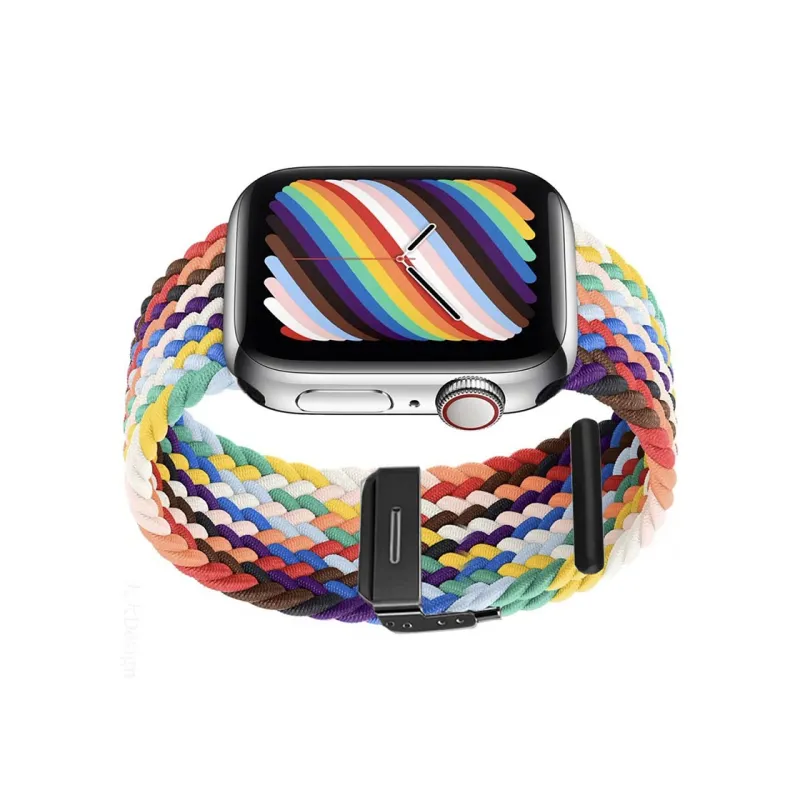 ZHENGGUANG Watch Band Apple Compatibility Woven Material-25