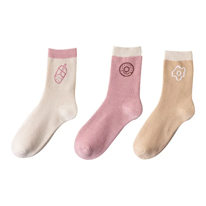 Cotton Gene Mid Calf Socks Women's Combo Set-2