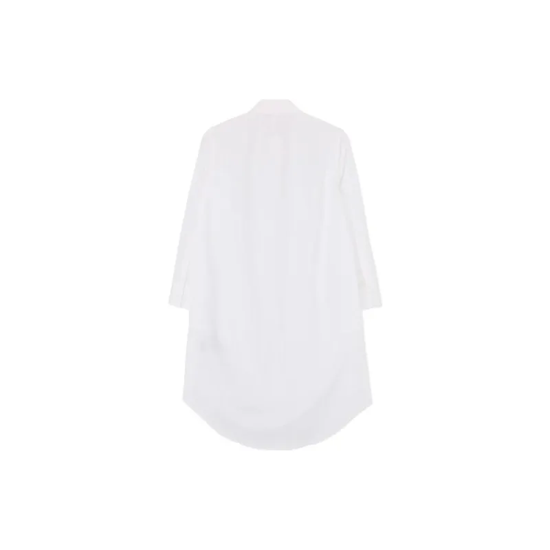 Yohji Yamamoto Long Sleeved Dress Women's White-1